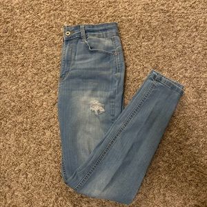 High waist jeans